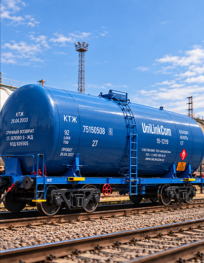 Вагон-цистерна UniLinkCom для перевозки нефтепродуктов